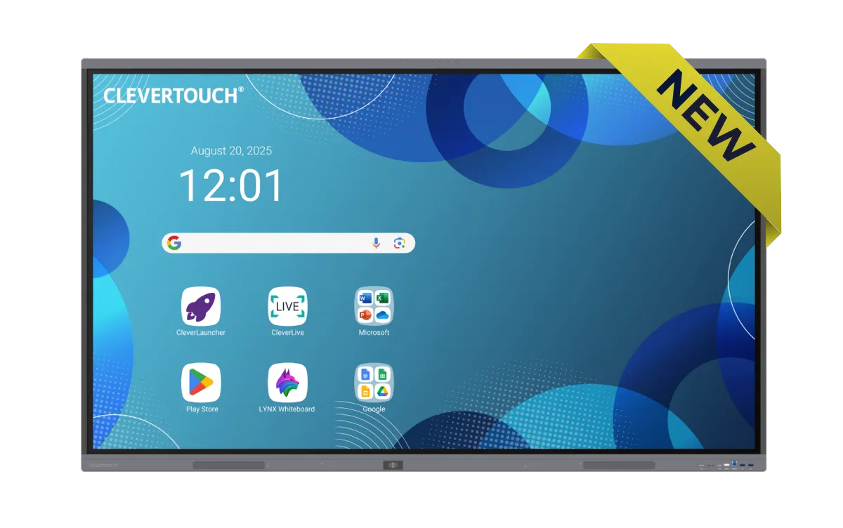 Helppo ja monipuolinen kosketusnäyttö Clevertouch PRO3