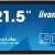 iiyama 22", VA, 1920 x 1080, 60 Hz, 25 ms, Black, 345.2 x 194.6mm, projective capacitive, IP65