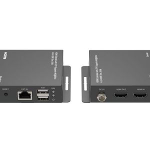 MicroConnect 4K@60Hz HDMI-laajennin KVM-toiminnolla Ethernetin yli, 70m 4:4:4 HDR, HDCP 2.2