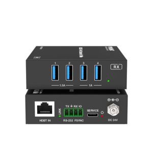 Vivolink USB 3.2 -portin laajennussarja 100m (4-porttinen)